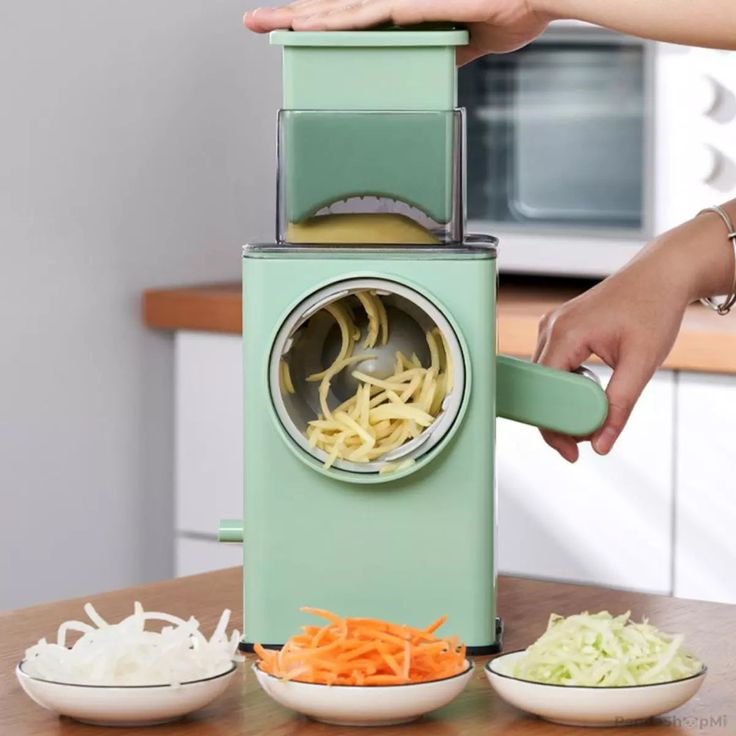 3-in-1 Vegetable Cutter | Stainless Steel Mandoline Slicer & Grater | Kitchen Chopper Tool
