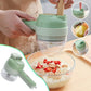 4-in-1 Smart Mini Chopper – Chop, Blend, Mix & Prep in Seconds (USB Rechargeable)