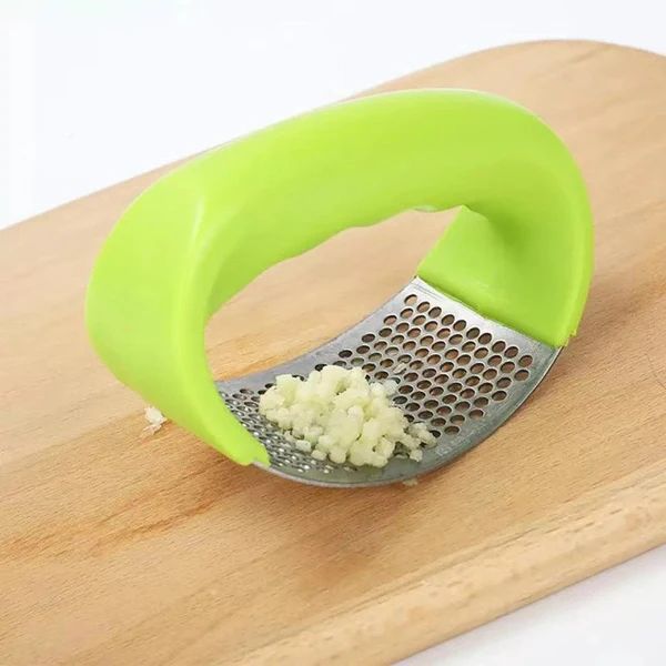 Crush Garlic in Seconds™ | Premium Stainless Steel Garlic Press & Ginger Mincer