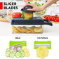 Premium 8-in-1 Vegetable Cutter Chopper & Slicer | Fast Kitchen Food Prep Tool