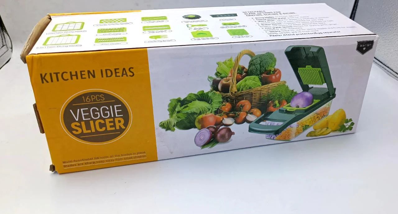 Premium 8-in-1 Vegetable Cutter Chopper & Slicer | Fast Kitchen Food Prep Tool
