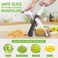 8-in-1 Adjustable Vegetable Cutter & Mandoline Slicer – Safe Foldable Kitchen Chopper for Fast Meal Prep