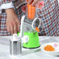 3-in-1 Rotary Drum Grater & Vegetable Slicer – Fast, Safe & Effortless Food Prep