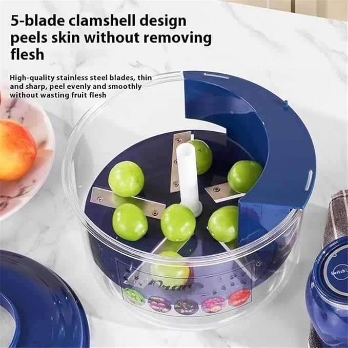 Automatic Fruit Peeler Machine – Peel Grapes & Cherry Tomatoes in Seconds