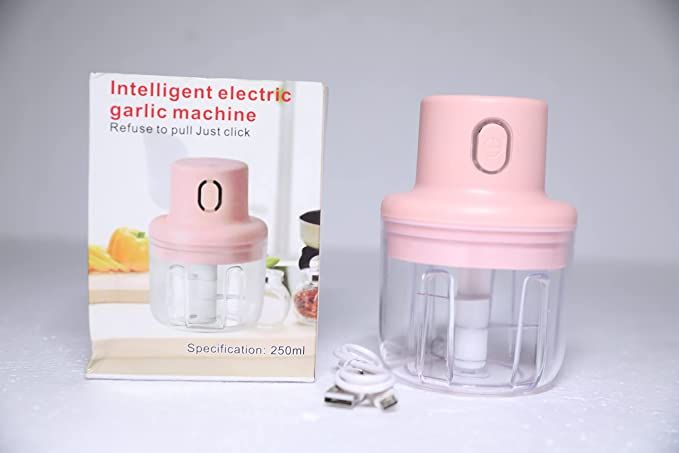 Wireless Mini Food Chopper 250ml – Cordless Electric Vegetable & Garlic Cutter | Fast Kitchen Gadget