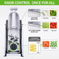 8-in-1 Adjustable Vegetable Cutter & Mandoline Slicer – Safe Foldable Kitchen Chopper for Fast Meal Prep