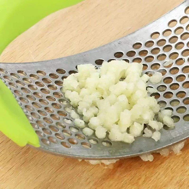 Crush Garlic in Seconds™ | Premium Stainless Steel Garlic Press & Ginger Mincer