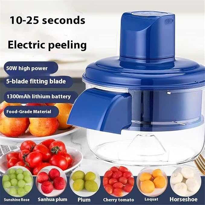Automatic Fruit Peeler Machine – Peel Grapes & Cherry Tomatoes in Seconds