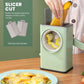 3-in-1 Vegetable Cutter | Stainless Steel Mandoline Slicer & Grater | Kitchen Chopper Tool