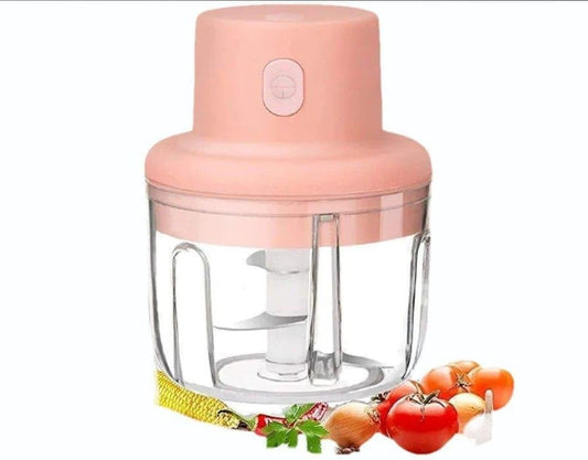 Wireless Mini Food Chopper 250ml – Cordless Electric Vegetable & Garlic Cutter | Fast Kitchen Gadget