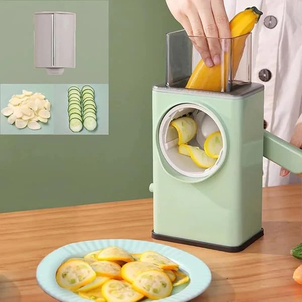 3-in-1 Vegetable Cutter | Stainless Steel Mandoline Slicer & Grater | Kitchen Chopper Tool