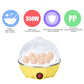 6-Egg Electric Steamer Cooker – Fast Microwave Egg Boiler