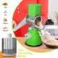 3-in-1 Rotary Drum Grater & Vegetable Slicer – Fast, Safe & Effortless Food Prep