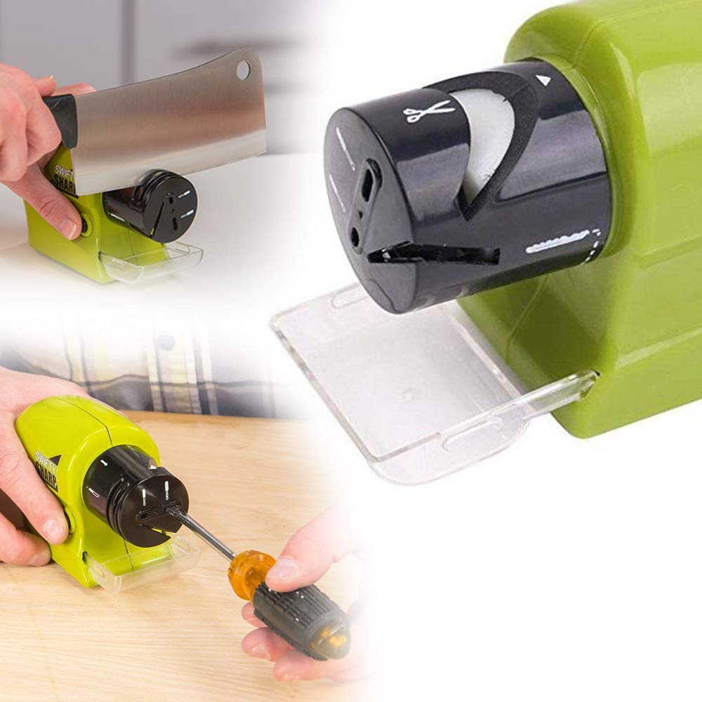 Swifty Tool Sharpener™ | Cordless Electric Knife, Scissor & Household Tool Sharpener