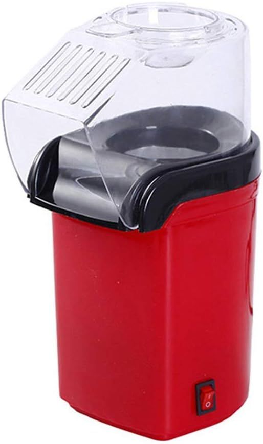 Mini Popcorn Machine – Fresh Hot Air Popcorn Maker in 3 Minutes | Healthy Oil-Free Snack Maker
