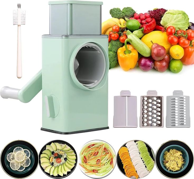 3-in-1 Vegetable Cutter | Stainless Steel Mandoline Slicer & Grater | Kitchen Chopper Tool