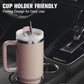 40oz Stanley-Style Insulated Tumbler with Handle – Leakproof Vacuum Travel Mug